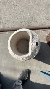 Sıvı çelik 304 metal ile Refrakter kepçe için Beyaz Erimiş alümina Beyaz korindon kesit kumu  -1-